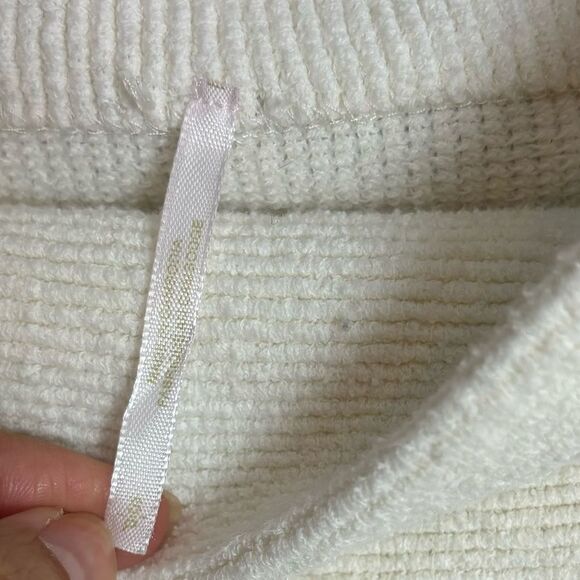 Free People Ottoman Slouchy Tunic in Ecru Ivory Oversized Relaxed Size Small - Picture 7 of 16